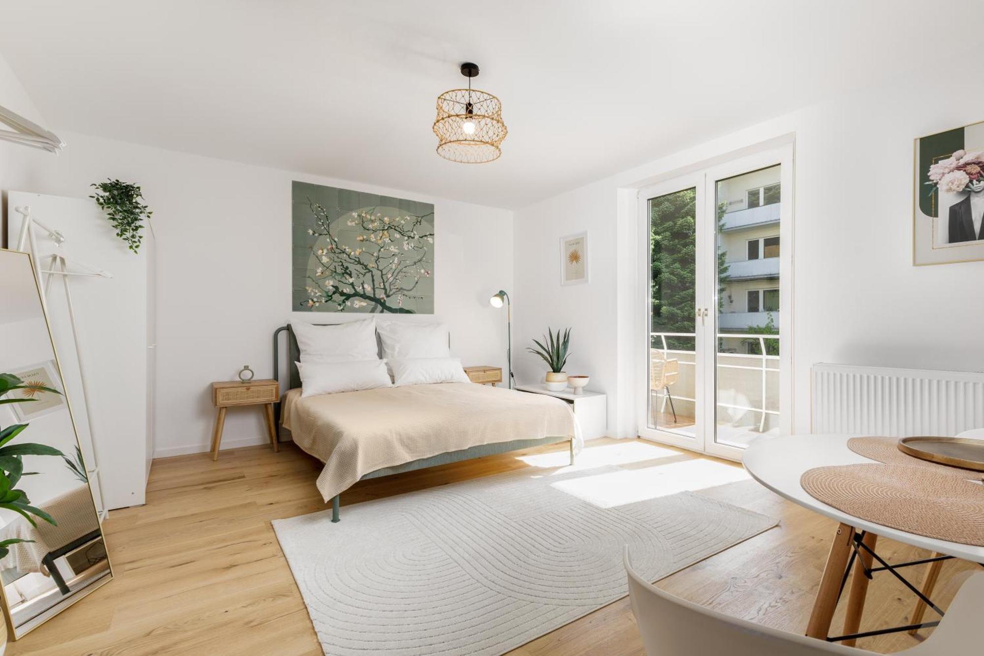 Design-Apartment In Linz Mit Netflix & Balkon Bagian luar foto